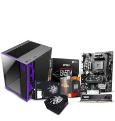 Budget pc Build with AMD Ryzen 5 5500GT And MSI B450M-A PRO